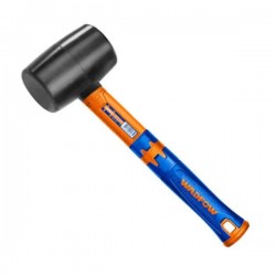 Maillet en caoutchouc manche en fibre 450gr WADFOW WHM7302