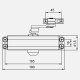 Ferme-porte argent CISA 6047003097