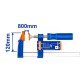 Serre-joint métallique 120x800mm WADFOW WCP2124