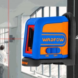 Laser en croix à nivellement automatique lignes vertes WADFOW