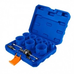 Jeu de 9 scies à cloche bimétal diamètre 19-64mm WADFOW