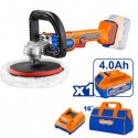 Lustreuse polisseuse 180mm 20V avec batterie 4Ah WADFOW