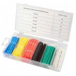Coffret de 128 gaines thermoretractables 2.5-13mm YATO