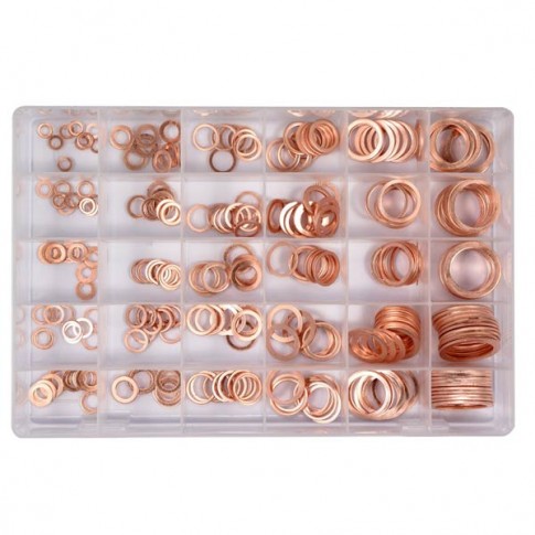 Coffret de 300 joints en cuivre YATO