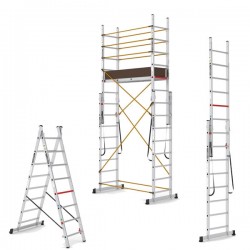 Echafaudage Aluminium Multifonctions POLYSAFE PL003 CAGSAN