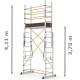 Echafaudage Aluminium Multifonctions POLYSAFE PL003 CAGSAN