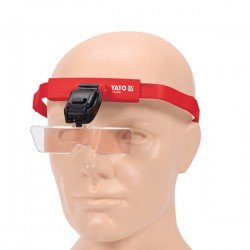 Ensemble de 5 loupes grossissantes eclairées YATO