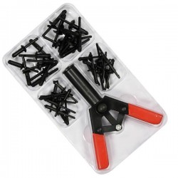 Riveteuse avec 40 rivets plastiques YATO