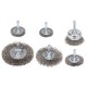 Jeu de 5 Brosses en INOX pour perceuses YATO