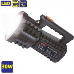 Lampe Torche LED rechargeable USB 30W TL-430