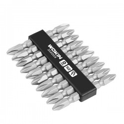 Jeu de 10 embouts de vissage PH2 WOKIN