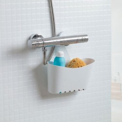 Valet de rangement suspendu pour douche BLANC TATAY