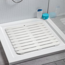 Caillebotis de douche Blanc 55x55cm TATAY