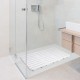 Caillebotis de douche Blanc 50x80cm TATAY