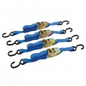 Kit de 4 Sangles à cliquet pour bagages 25mm x 4.5M ADEGSO