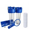 Système de filtration double + 1 cartouche