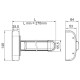 Serrure barre Anti-panique Push-Bar à 2 points 602