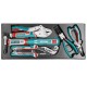 Mini servante portative avec 132 outils TOTAL