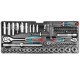 Mini servante portative avec 132 outils TOTAL