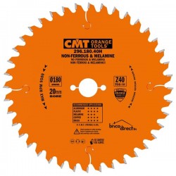 Disque circulaire pour Aluminium 180mm 2.8X20mm 40 dents CMT