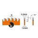 Disque circulaire pour Aluminium 160mm 2.2X20mm 40 dents CMT