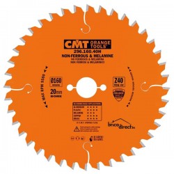 Disque circulaire pour Aluminium 160mm 2.2X20mm 40 dents CMT