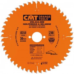 Disque circulaire pour Aluminium 210mm 2.8X30mm 48 dents CMT