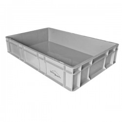 Bac de stockage Industriel C4 Gris 60X40X12cm ELSOPLAST