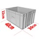 Bac de stockage Industriel C3 Gris 40X30X22cm ELSOPLAST