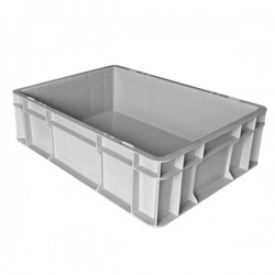 Bac de stockage Industriel C2 Gris 40X30X12cm ELSOPLAST