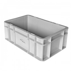 Bac de stockage Industriel C1 Gris 30X20X12cm ELSOPLAST
