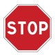 Pictogramme Plaque STOP 300x300mm