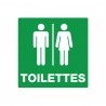 Pictogramme Plaque WC TOILETTES 200x200mm
