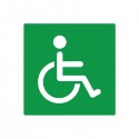 Pictogramme Plaque HANDICAPES 200x200mm