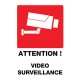 Pictogramme Plaque VIDEOSURVEILLANCE 200x300mm