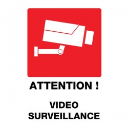 Pictogramme Plaque VIDEOSURVEILLANCE 200x300mm