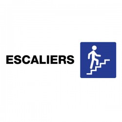 Pictogramme Plaque ESCALIERS 400x150mm