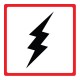 Pictogramme Plaque ELECTROCUTION 200x200mm