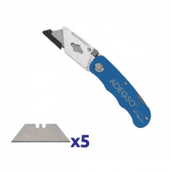 Cutter en Aluminium pliable à lame trapézoïdale ADEGSO