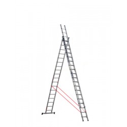 Echelle triple en aluminium 3x5m LITAN