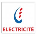 Pictogramme Plaque STEG Electricité 200x200mm