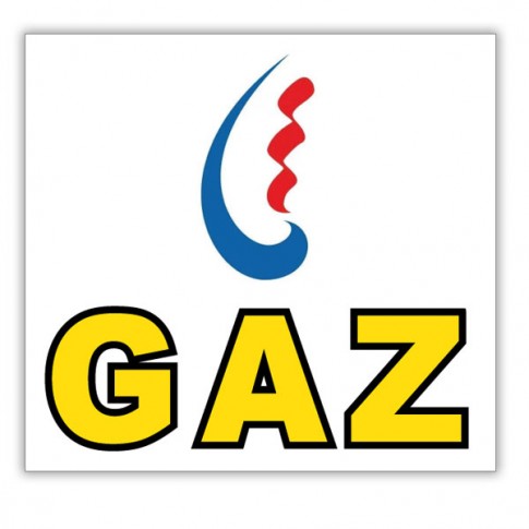 Pictogramme Plaque STEG Gaz 200x200mm Pictogramme Plaque STEG Gaz 200x200mm