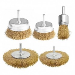 Jeu de 5 brosses métalliques pour perceuse ADEGSO