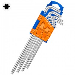 Jeu de 9 clés mâles extra longues TORX WADFOW WHK3292