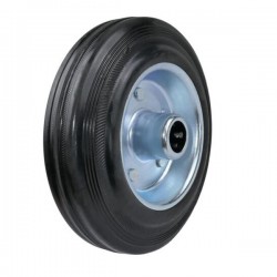 Roue diable et chariot noire 100mm