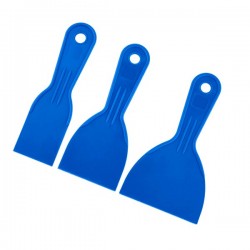 Jeu de 3 spatules palettes plates en plastique WADFOW