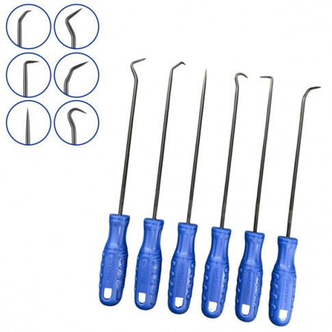 Jeu de 6 crochets et arrache-joints 150mm WADFOW