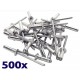 Boîte 500 rivets Aluminium 4.0x22