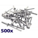 Boîte 500 rivets Aluminium 4.0x22