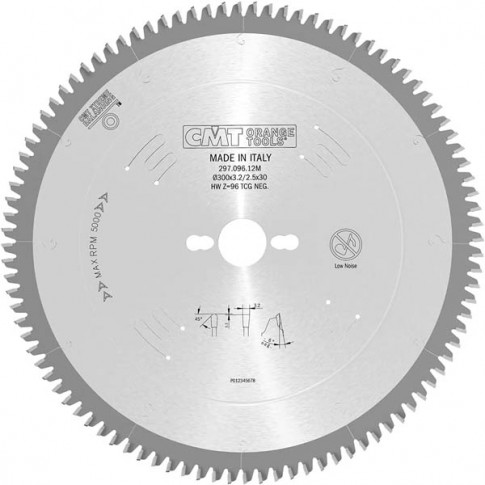 Disque circulaire pour Aluminium 300mm 3.2X30-Z96 CMT